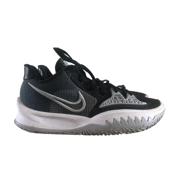 Nike Kyrie Low 4 TB Black Wolf Grey Basketball Athletic Sneakers 7 - Picture 1 of 10